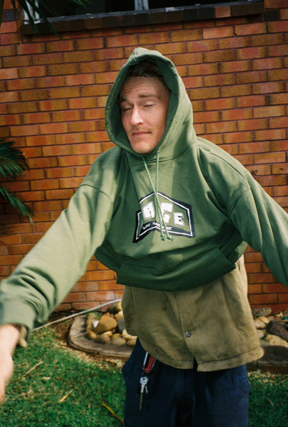 SURF HARDWARE HOOD - GREEN