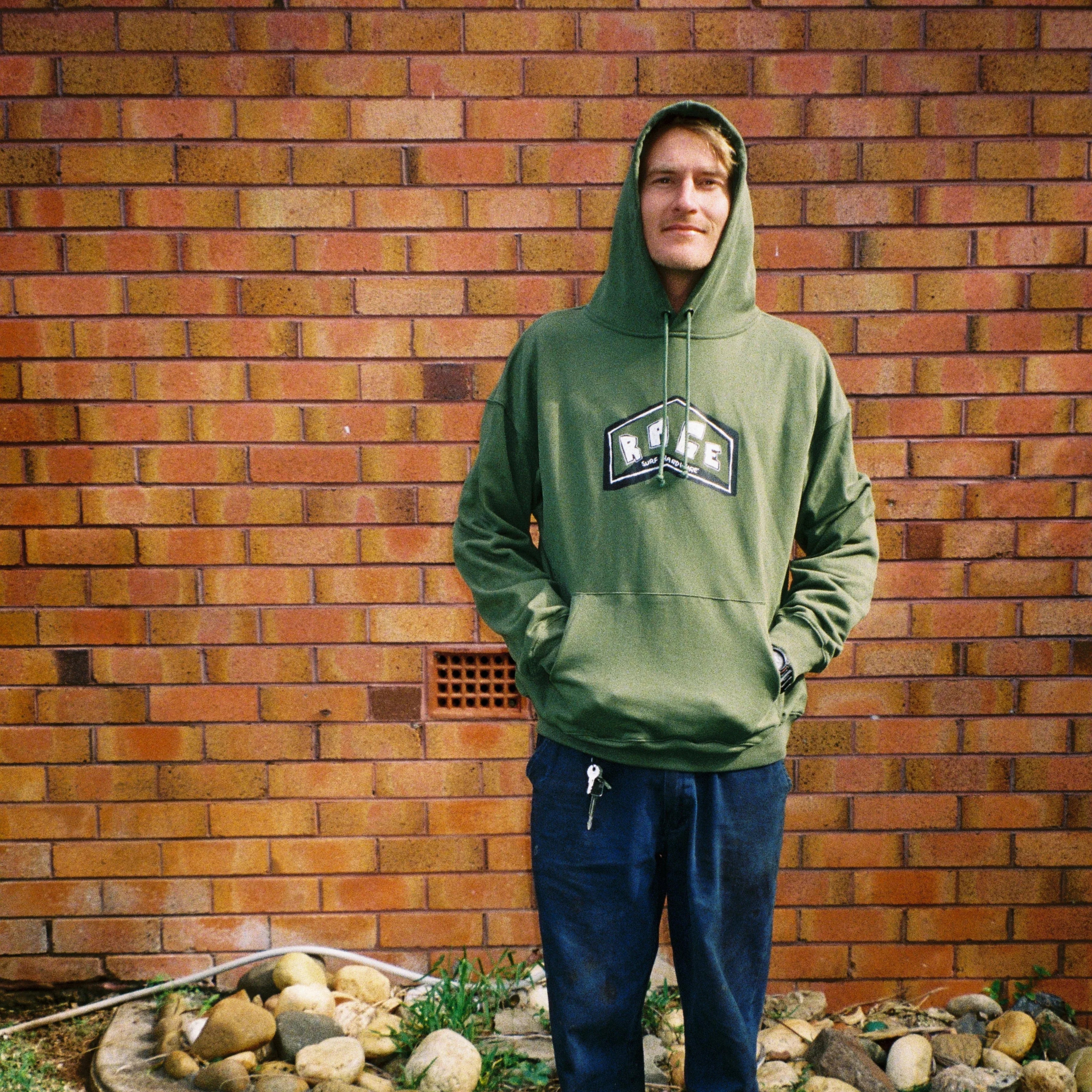 SURF HARDWARE HOOD - GREEN - Rage Rage Rage