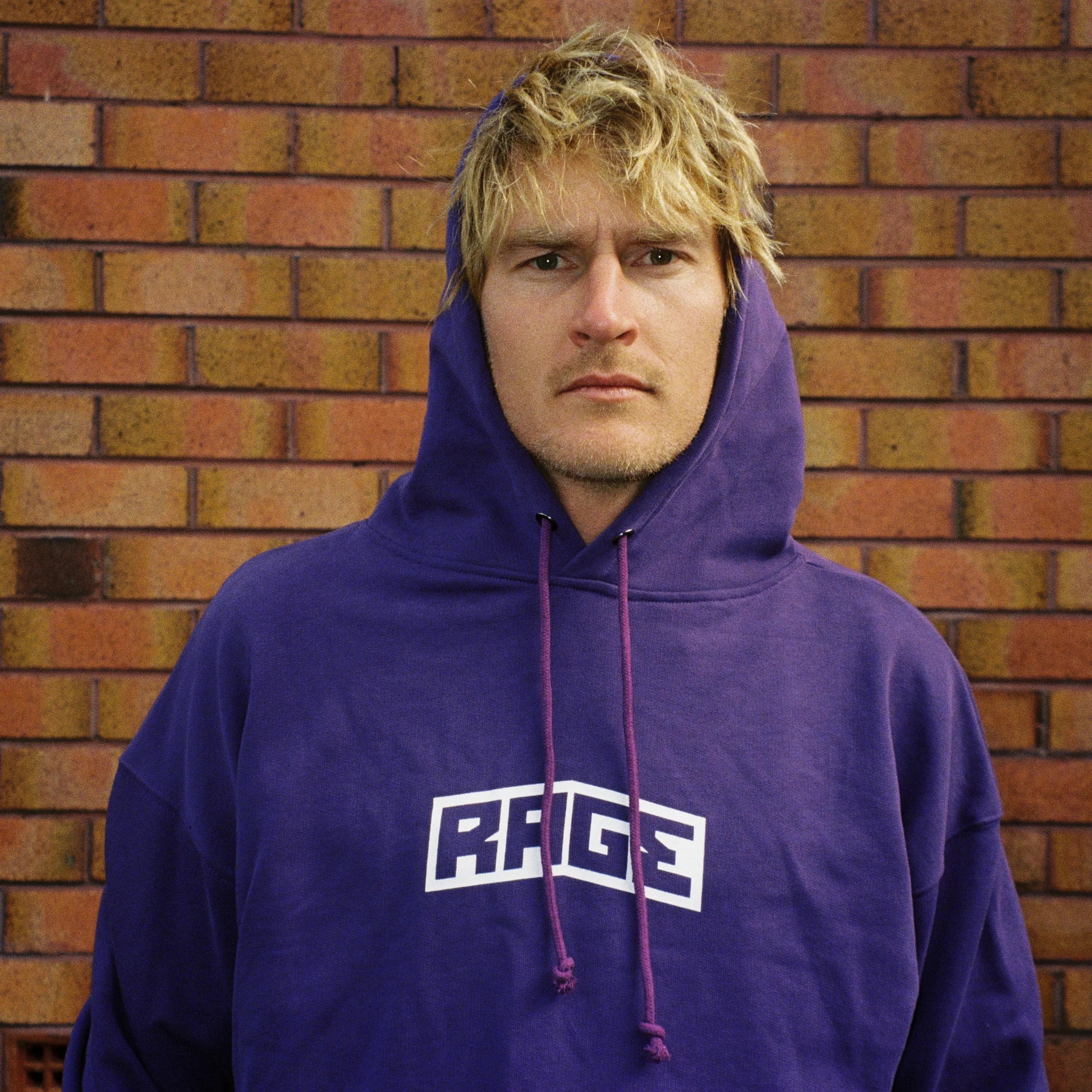 LOGO HOOD - PURPLE - Rage Rage Rage