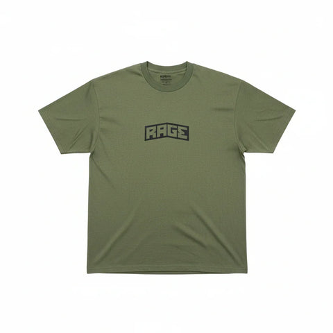LOGO T-SHIRT - GREEN - Rage Rage Rage