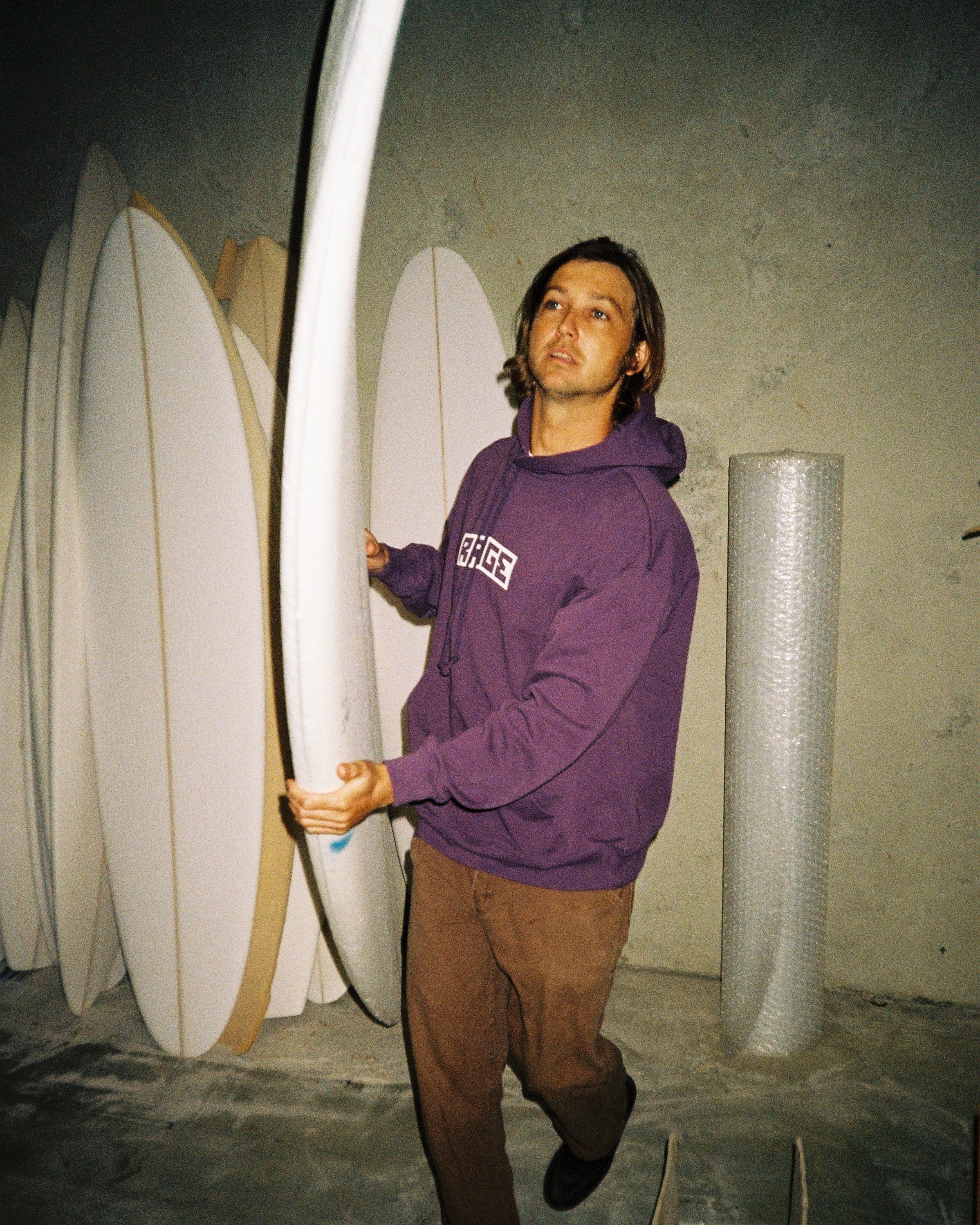 LOGO HOOD - PURPLE
