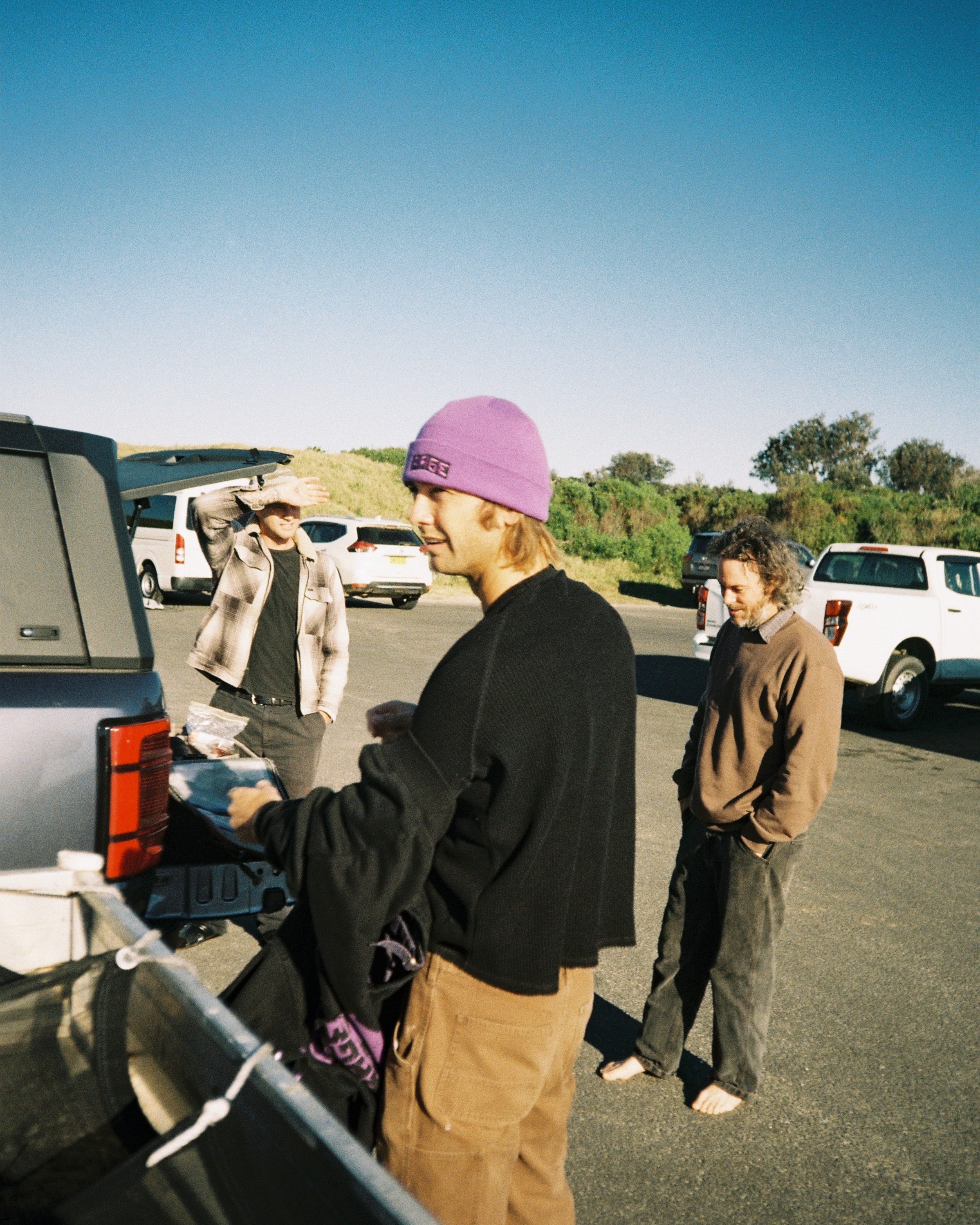 LOGO BEANIE - PURPLE