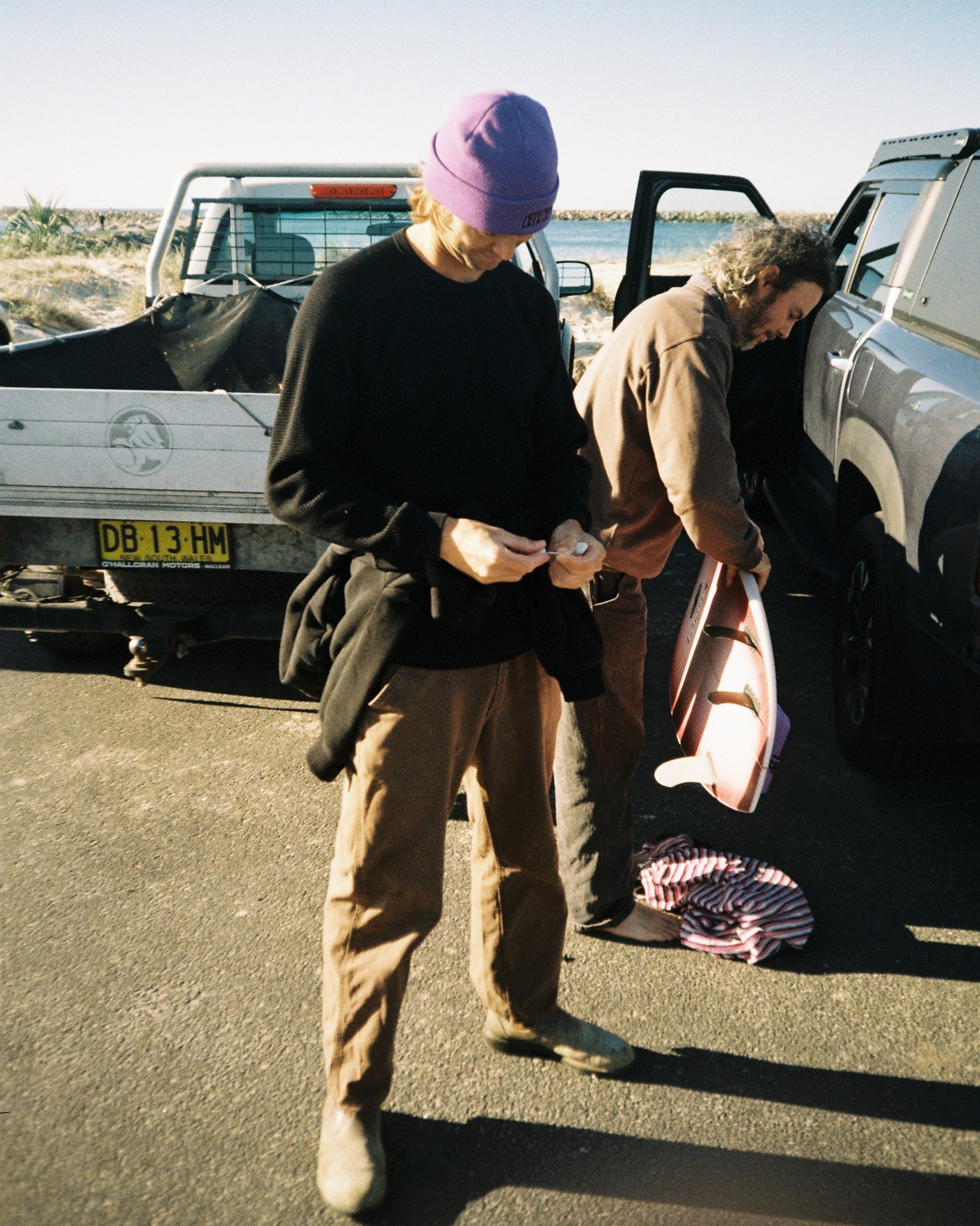 LOGO BEANIE - PURPLE