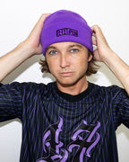 LOGO BEANIE - PURPLE