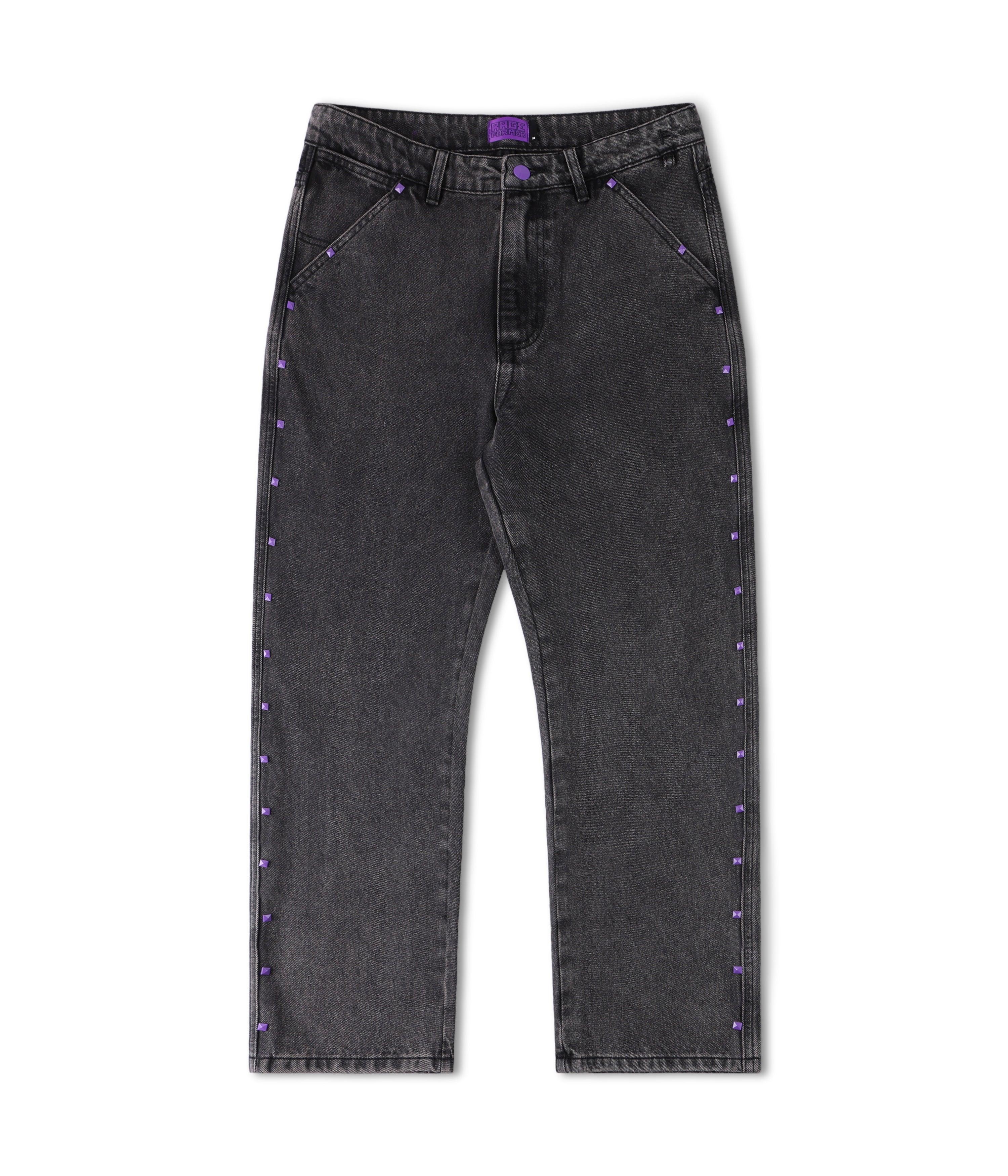 FPA-26211-WSHBLK-STUDDED-DENIM-PANT-FMR-Q226-1 - RAGE RAGE RAGE