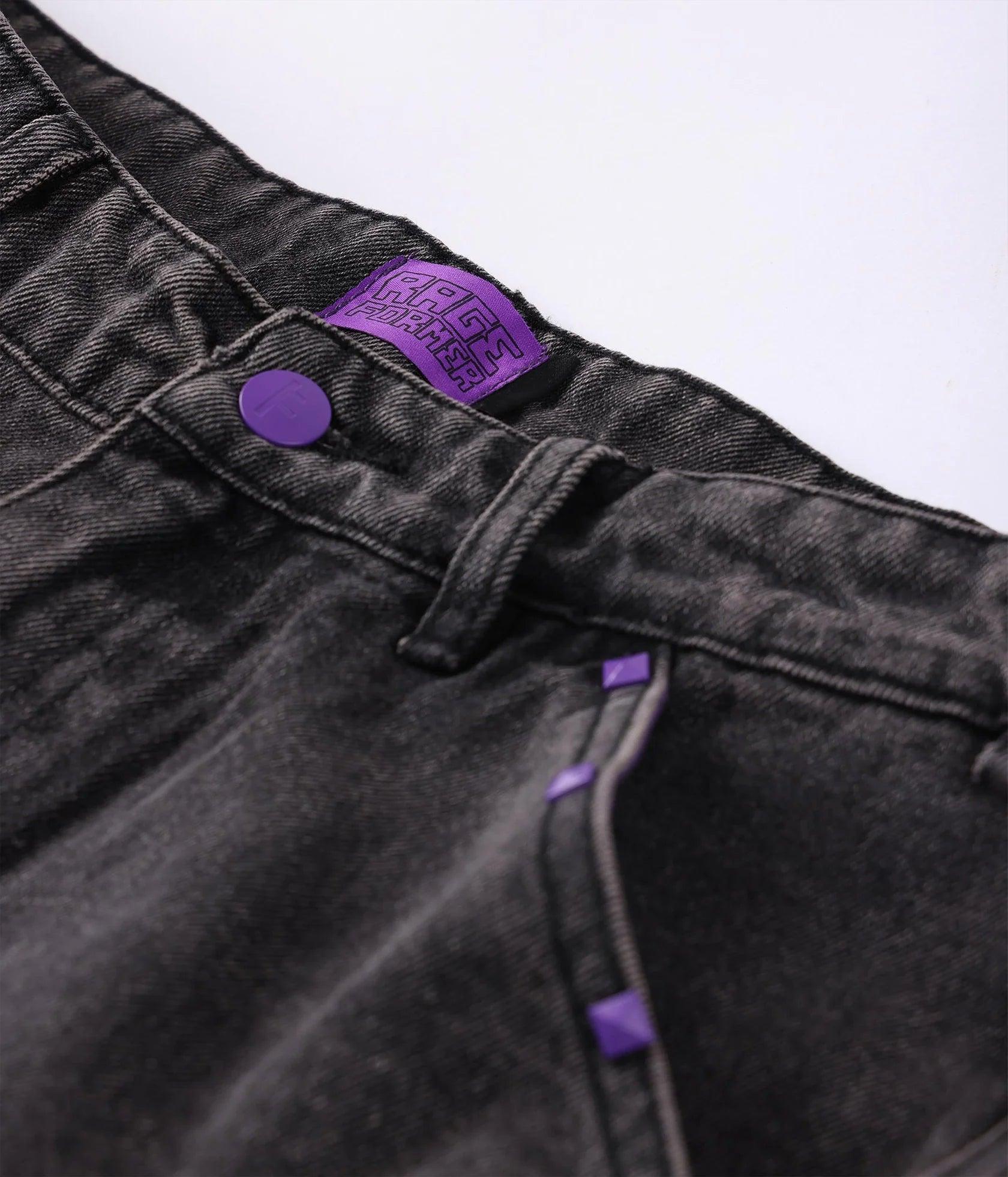 STUDDED DENIM PANT | RAGE X FORMER