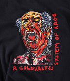 FTE-26213-MBLK-COLOURLESS-CLOWN-T-SHIRT-FMR-Q226-7 - RAGE RAGE RAGE