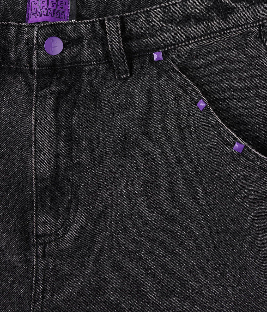 STUDDED DENIM 21" WALKHSHORT | RAGE X FORMER