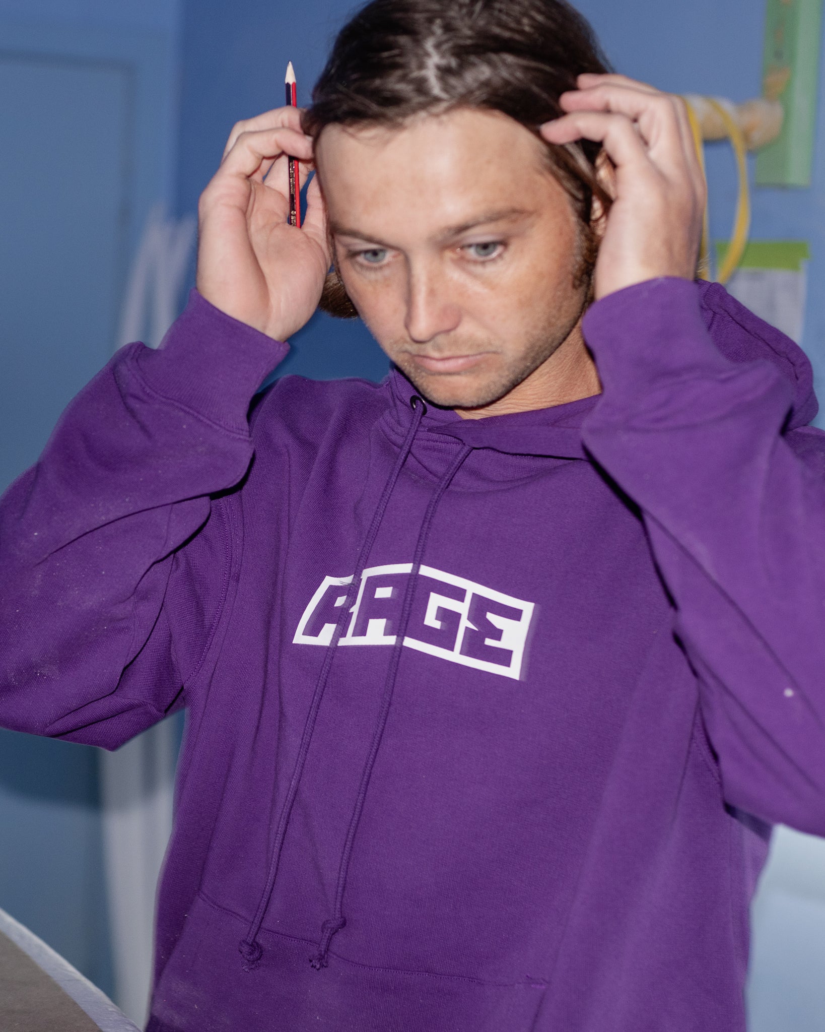 LOGO HOOD - PURPLE