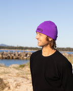 LOGO BEANIE - PURPLE