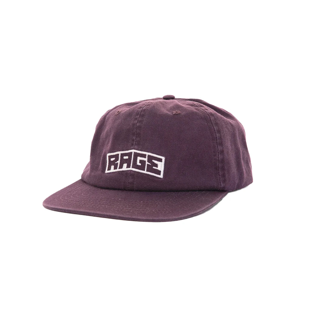 RAGE LOGO CAP PURP - Rage Rage Rage