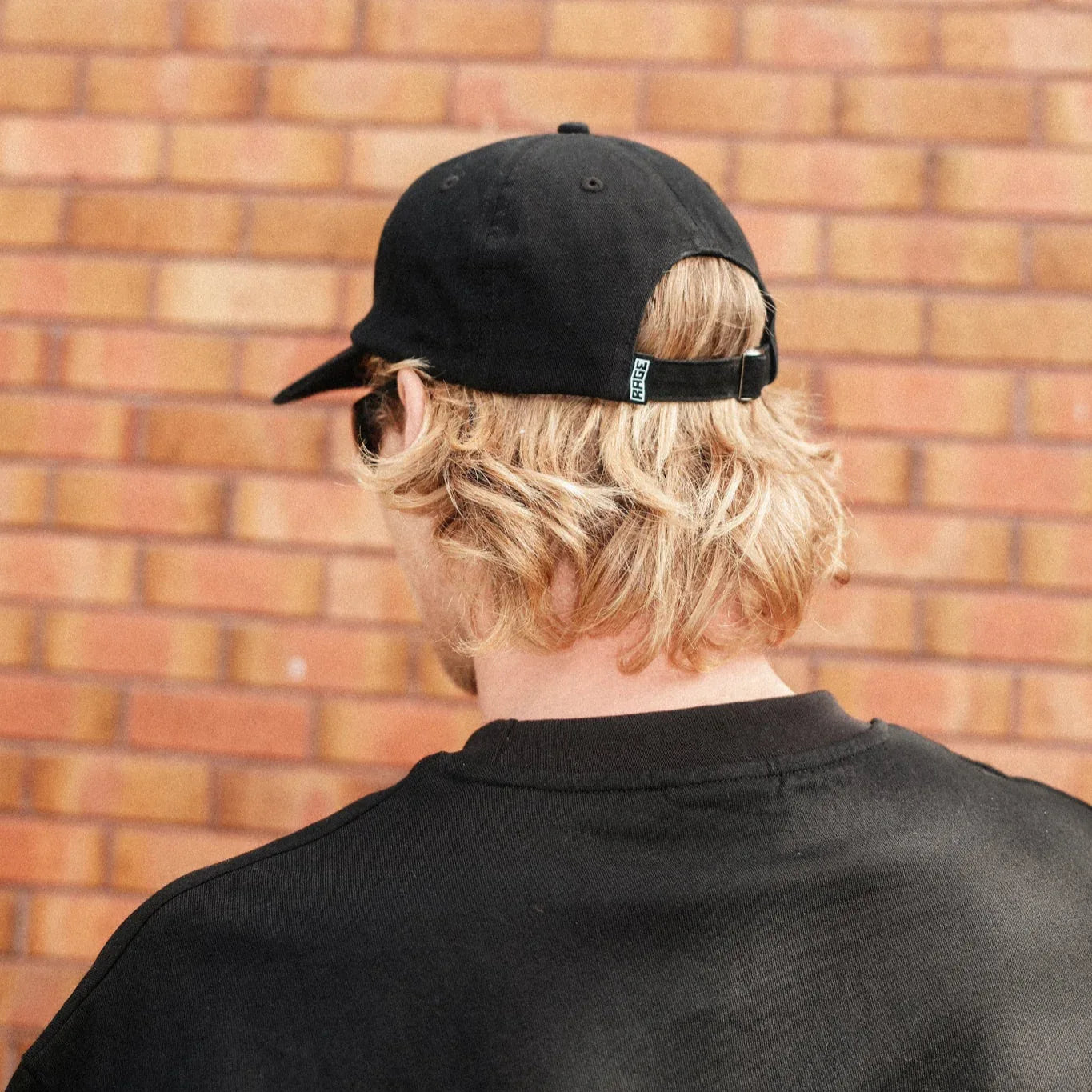 LOGO CAP - BLACK - Rage Rage Rage