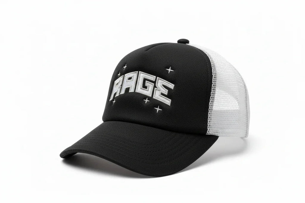 SHINE FOAM TRUCKER - BLACK - Rage Rage Rage