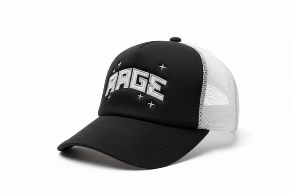 SHINE FOAM TRUCKER - BLACK - Rage Rage Rage