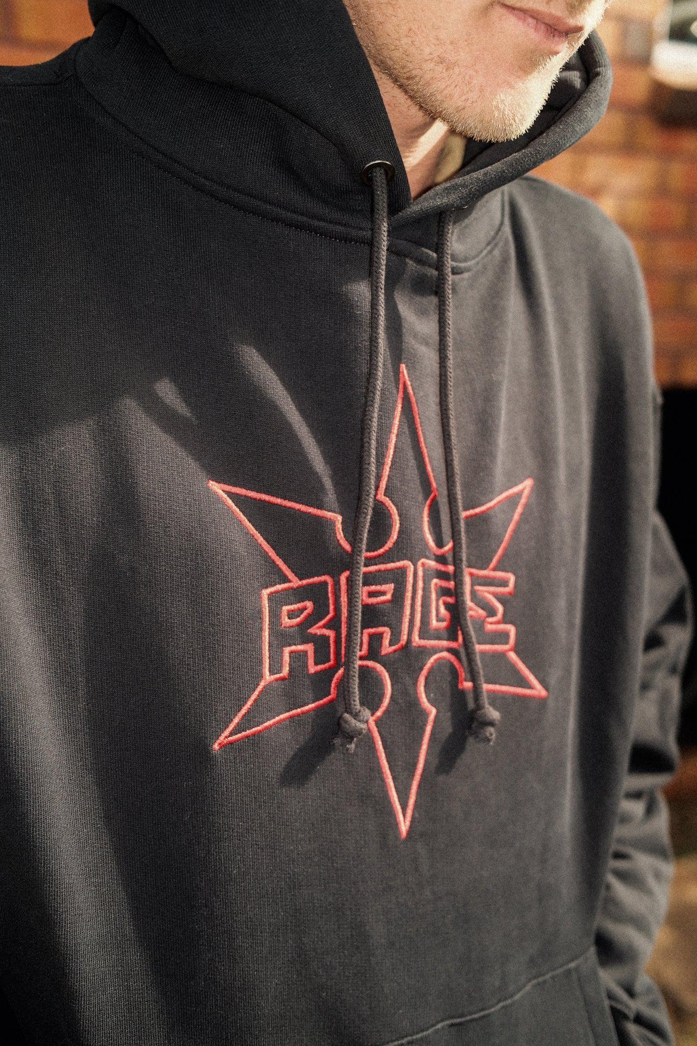SHURIKEN HOOD - BLACK - RAGE RAGE RAGE