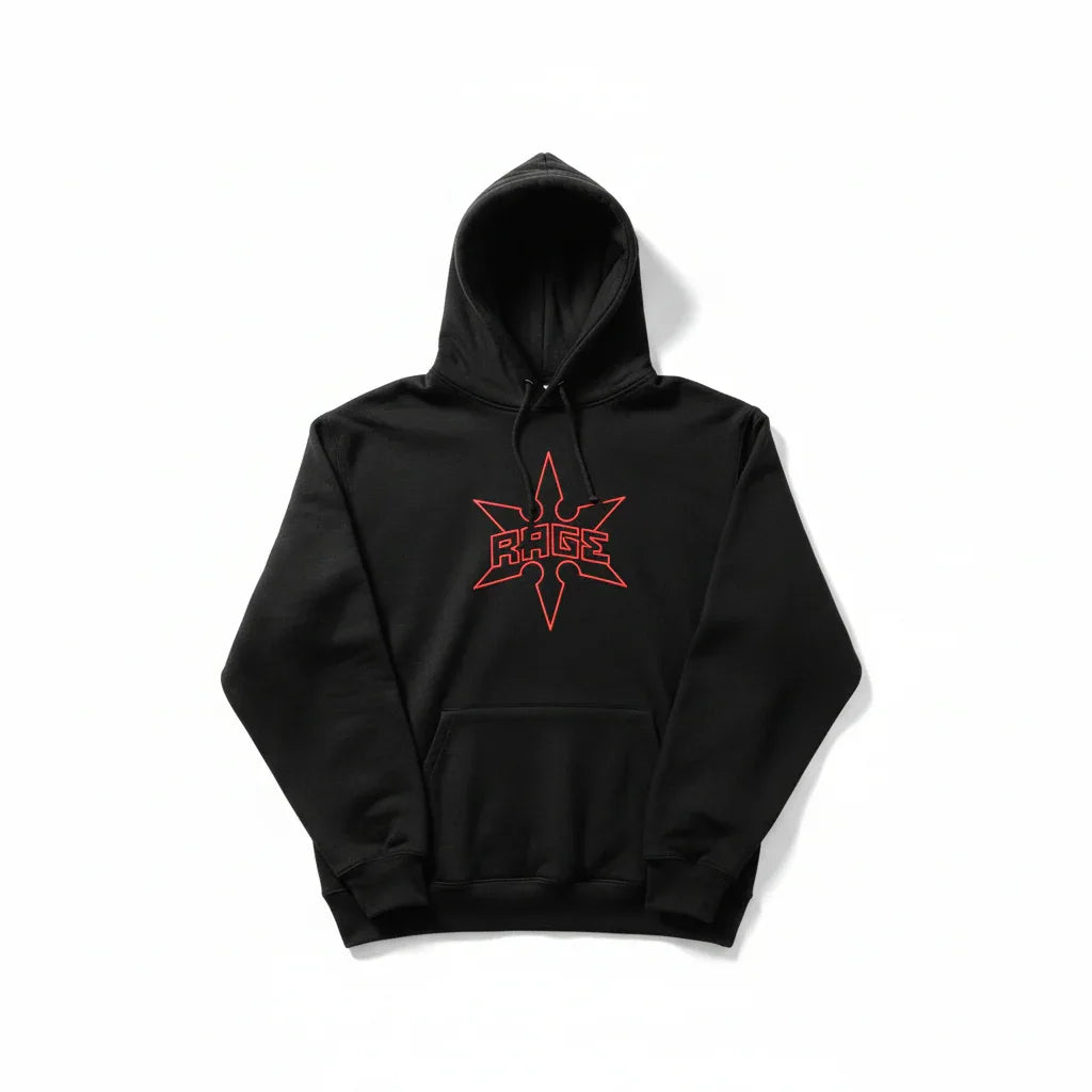 SHURIKEN HOOD - BLACK - Rage Rage Rage