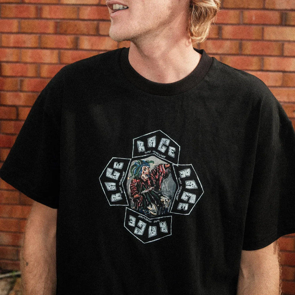 HARDWARE CLOWNS T-SHIRT - BLACK - Rage Rage Rage