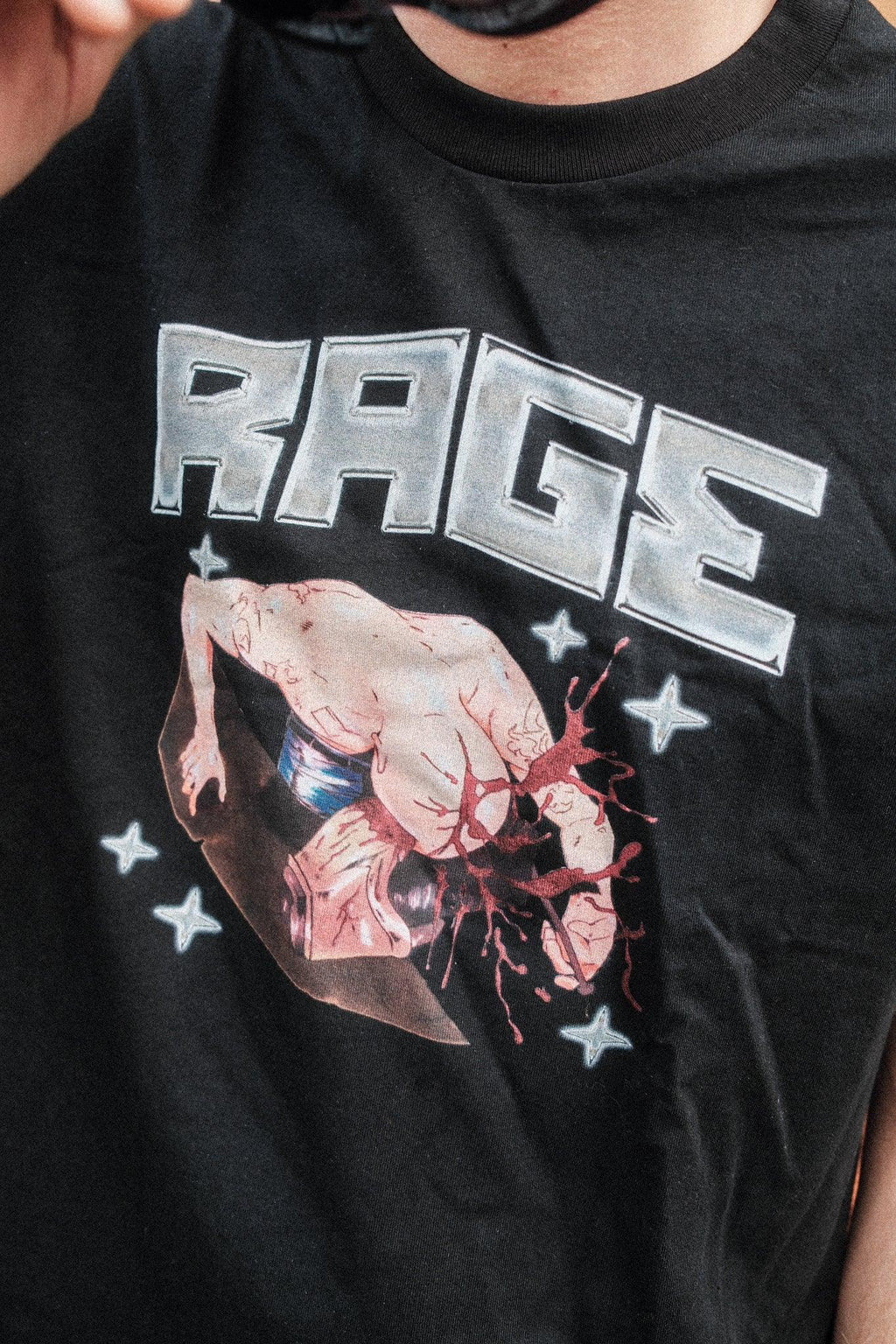 ANIME VICE T-SHIRT - BLACK - Rage Rage Rage