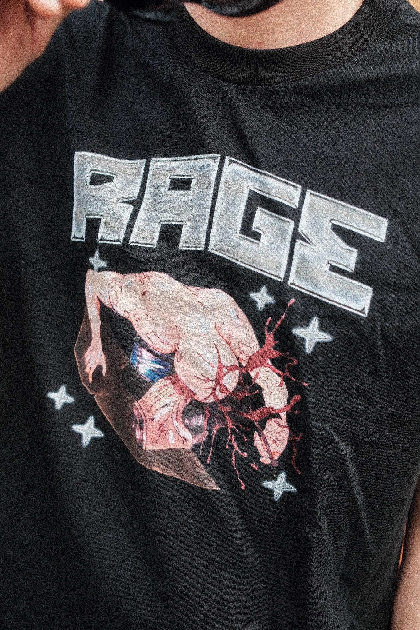 ANIME VICE T-SHIRT - BLACK - Rage Rage Rage