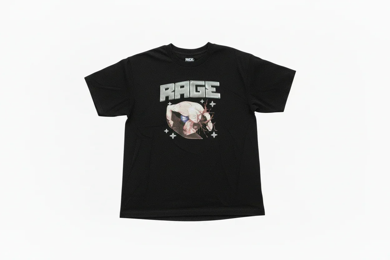 ANIME VICE T-SHIRT - BLACK - Rage Rage Rage