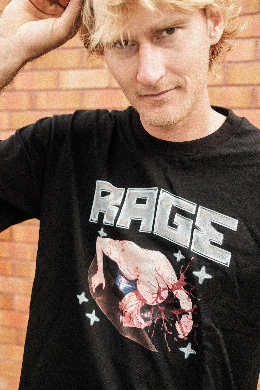 ANIME VICE T-SHIRT - BLACK - Rage Rage Rage