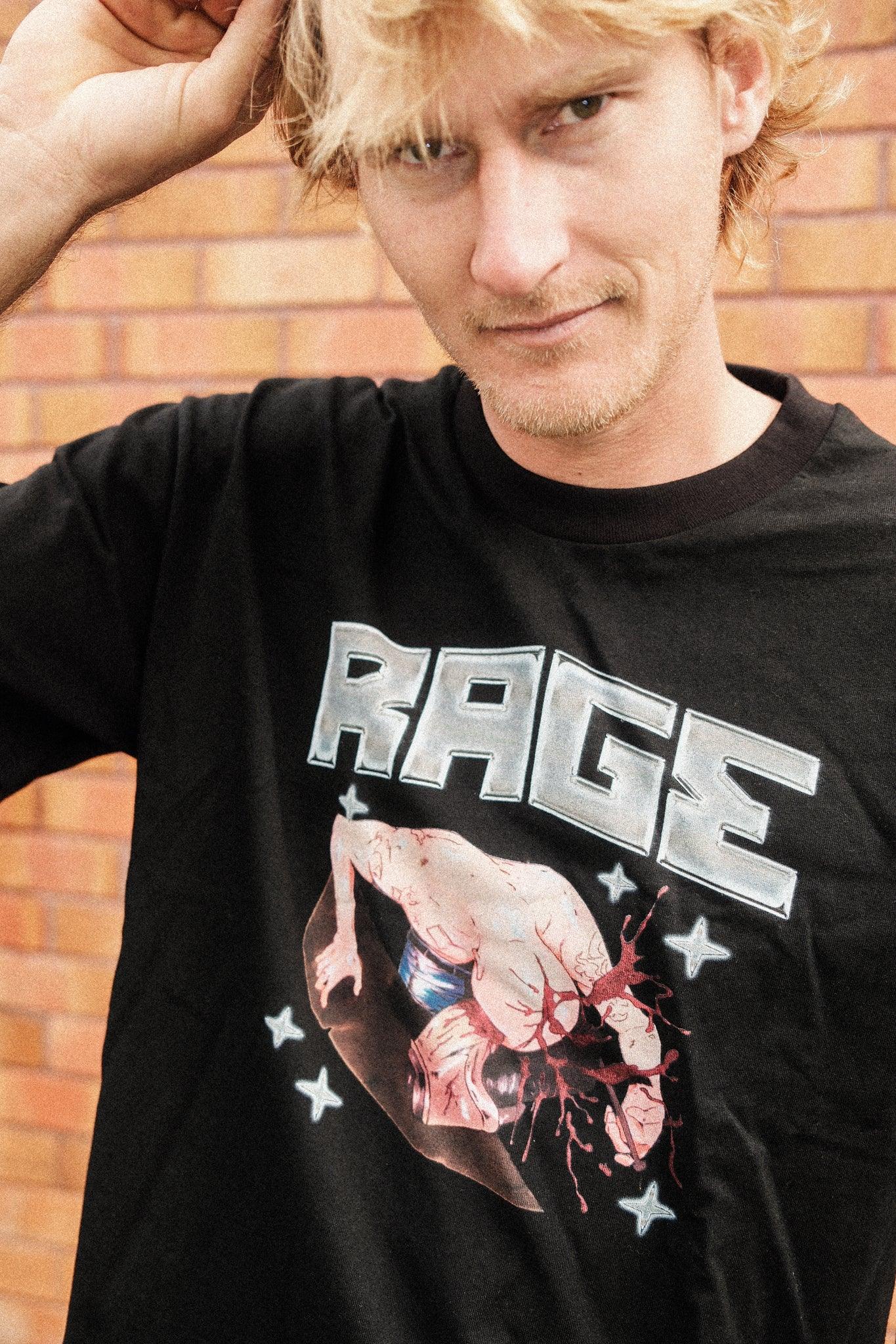 ANIME VICE T-SHIRT - BLACK - Rage Rage Rage