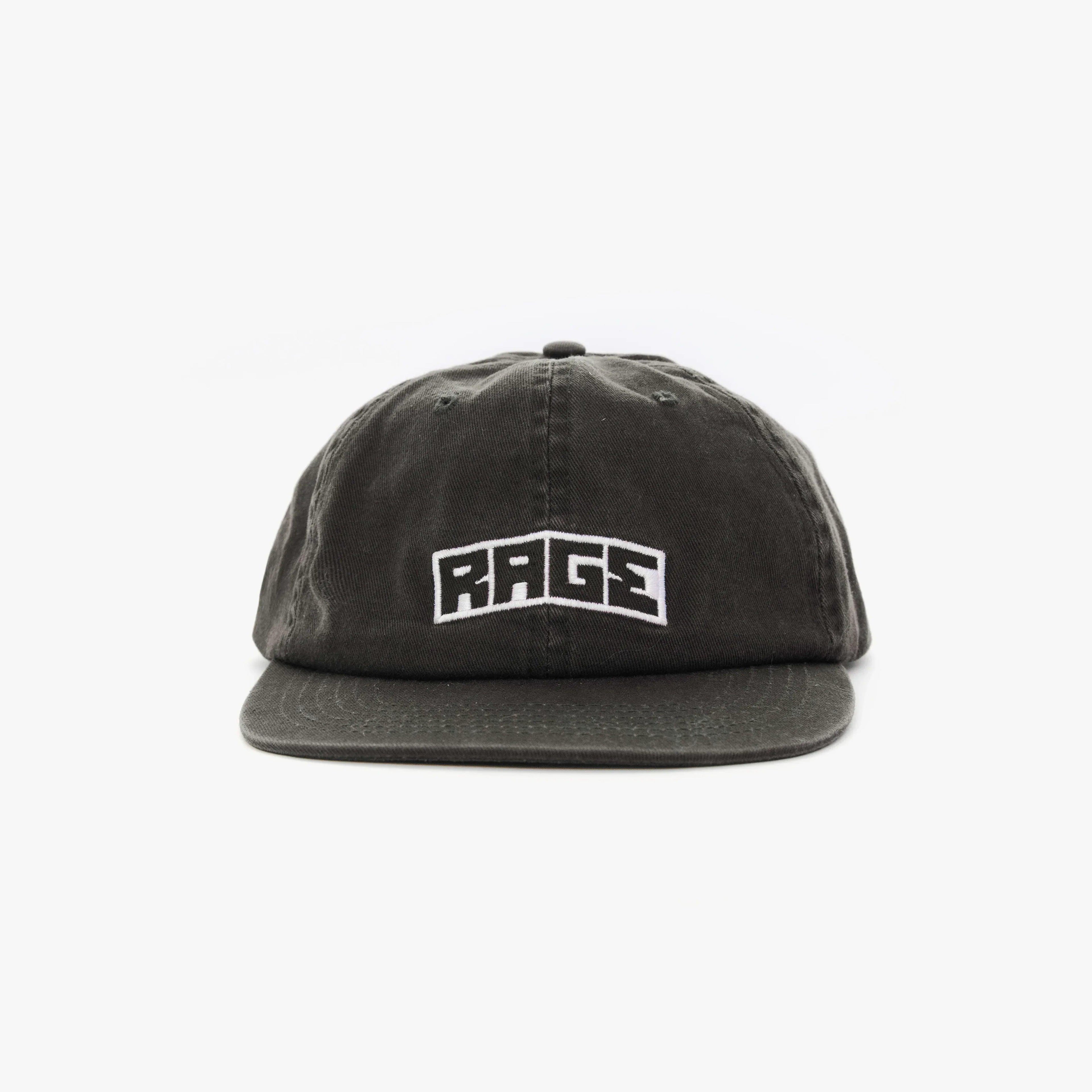 LOGO CAP - BLACK - RAGE RAGE RAGE