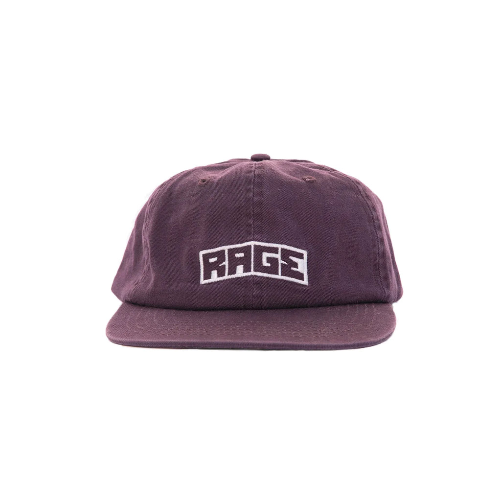 RAGE LOGO CAP PURP - Rage Rage Rage