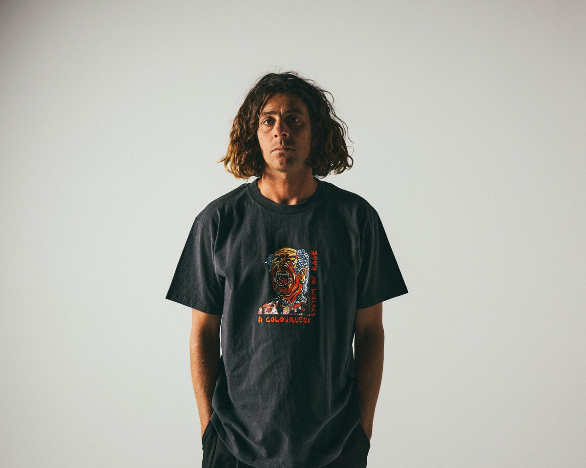 COLOURLESS CLOWN T-SHIRT | RAGE X FORMER by RAGE RAGE RAGE