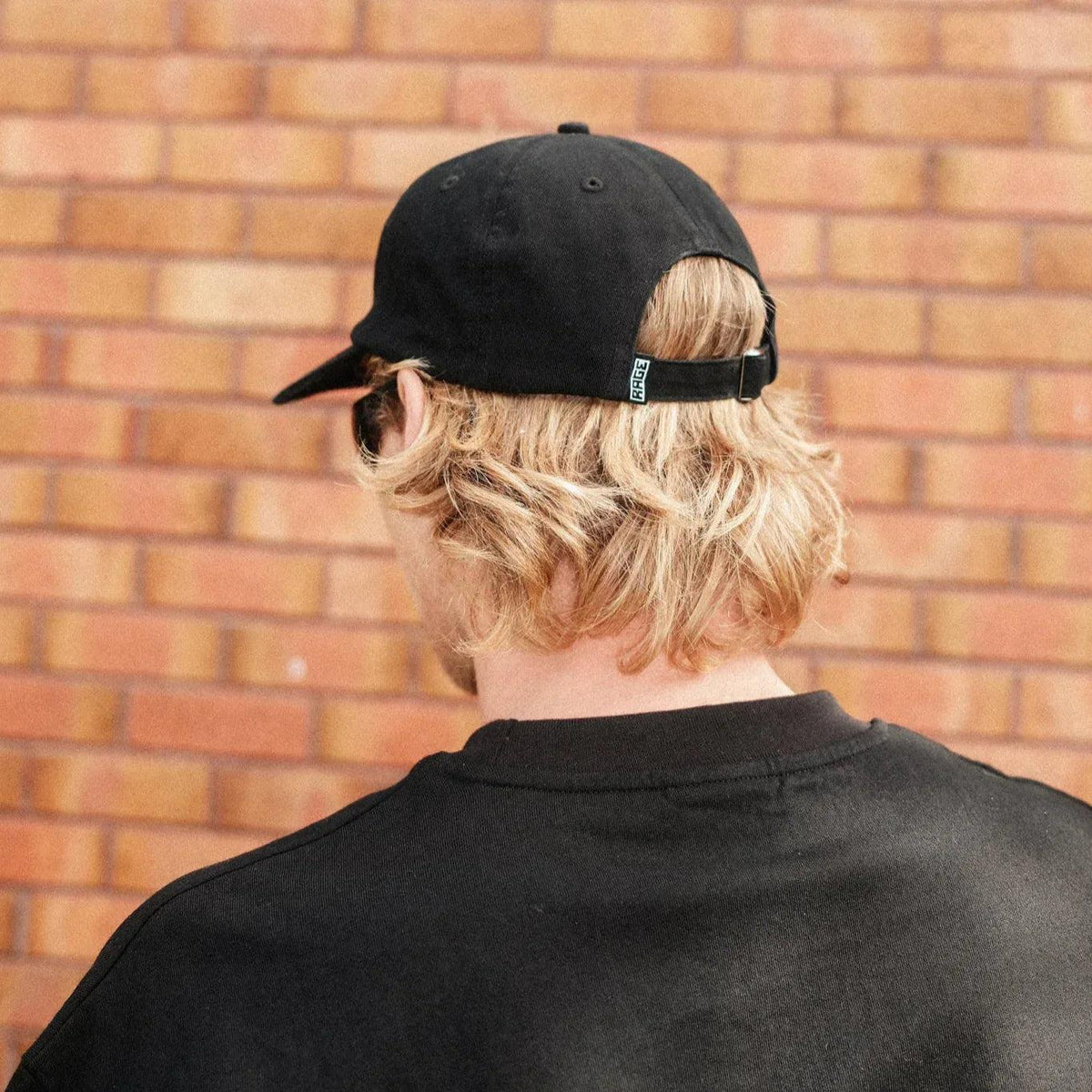 LOGO CAP - BLACK by RAGE RAGE RAGE