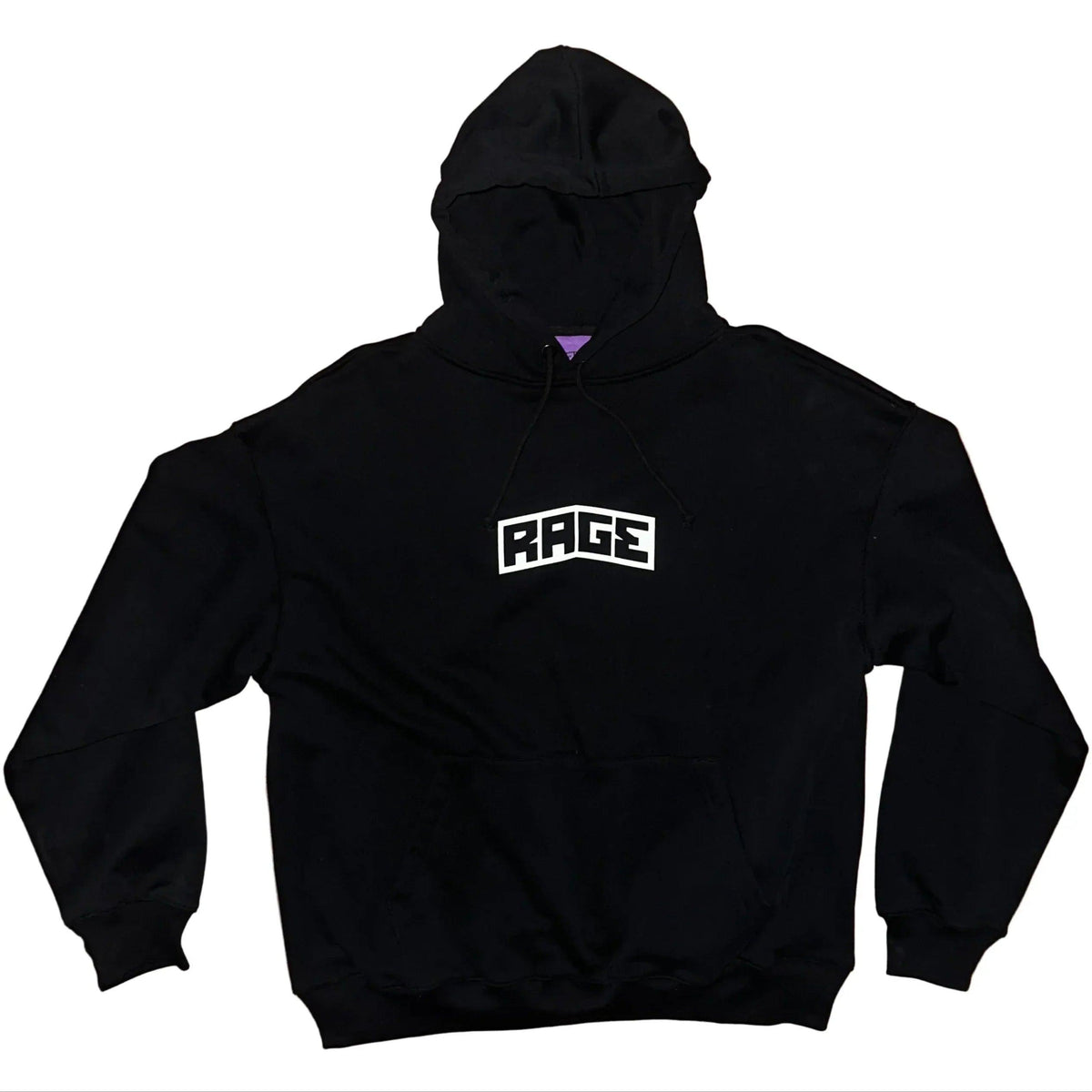 LOGO HOOD - BLACK by RAGE RAGE RAGE
