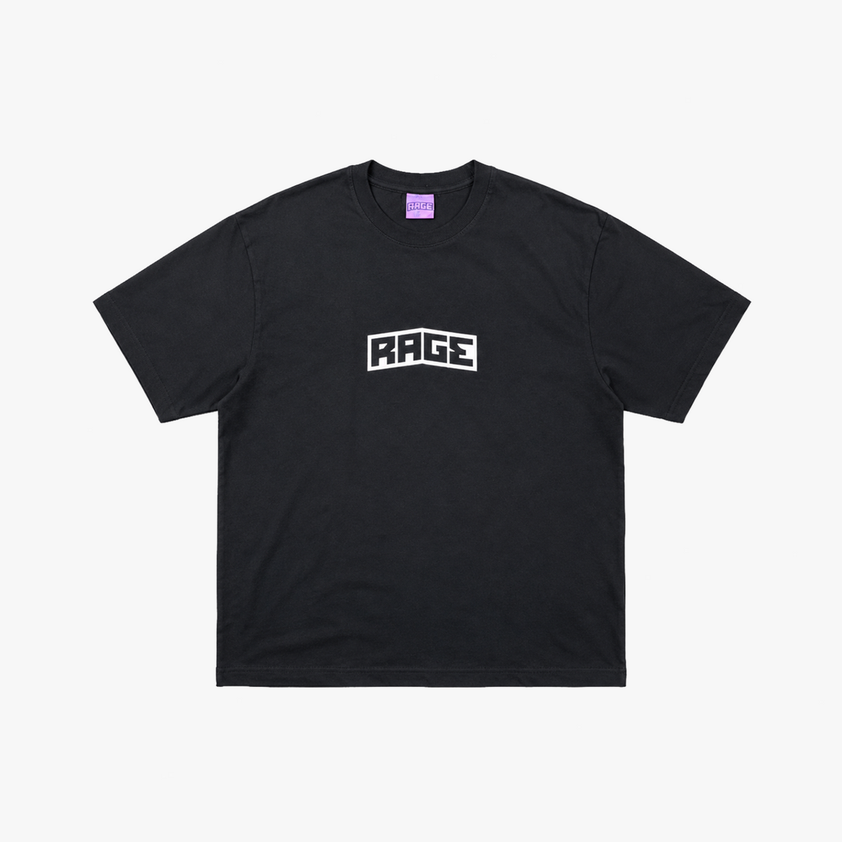 LOGO T-SHIRT - BLACK by RAGE RAGE RAGE