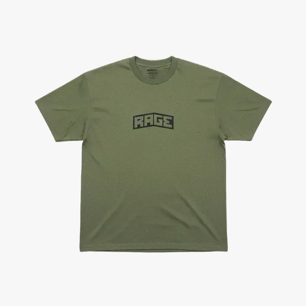 LOGO T-SHIRT - GREEN by RAGE RAGE RAGE