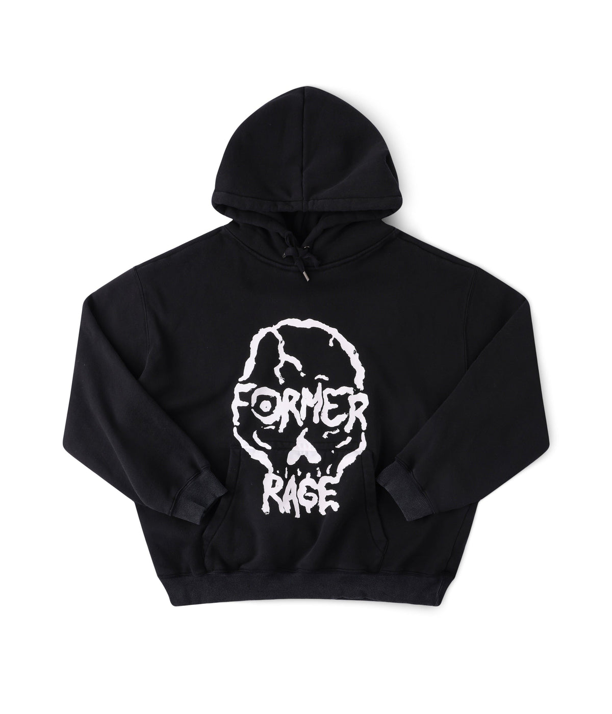 SKULLZ BOXY HEAVY HOOD | RAGE X FORMER by RAGE RAGE RAGE